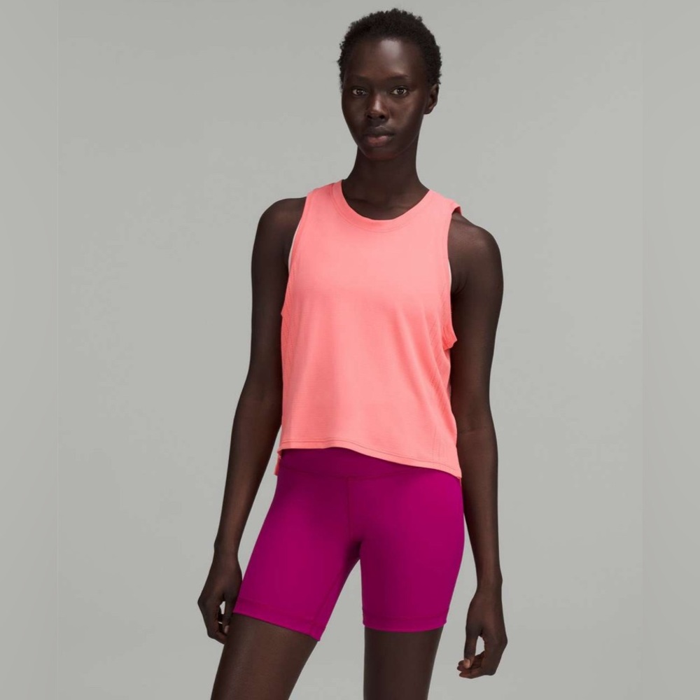 lululemon athletica Coral Sleeveless Crop Tank